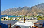 Vue sur la mer depuis les appartements d'Eugenia