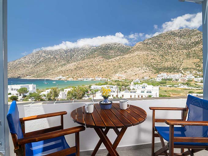 Apartment 2 - Balcony with a view of the sea