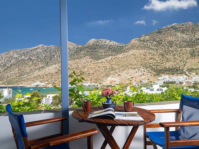 Apartment 3 - Balcony with a view of the sea