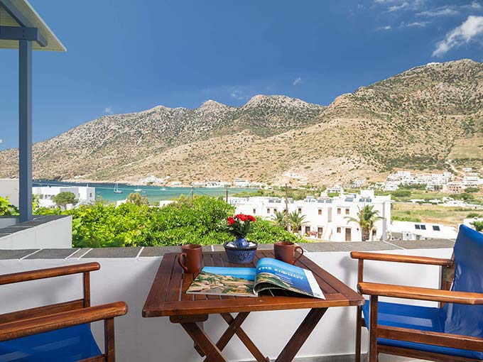 Apartment 4 - Balcony with a view of the sea