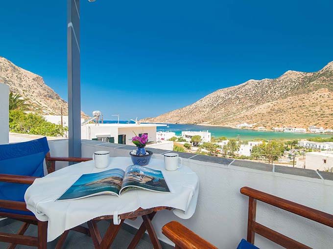 Veranda with sea view