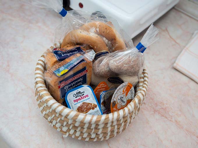 Treats from Eugenia apartments in Sifnos