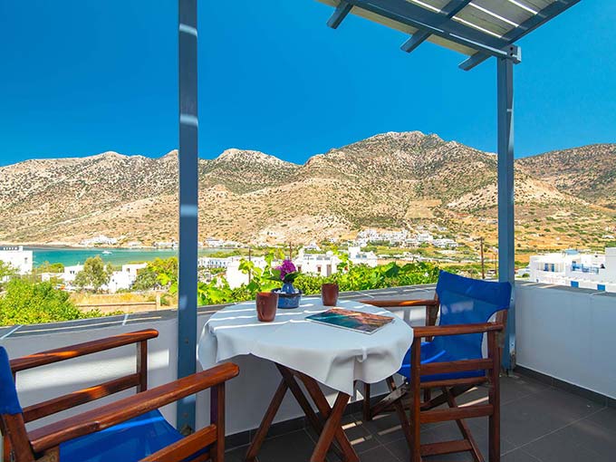 Veranda with sea view