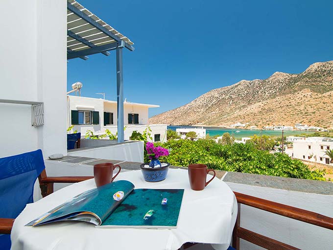 Veranda with sea view